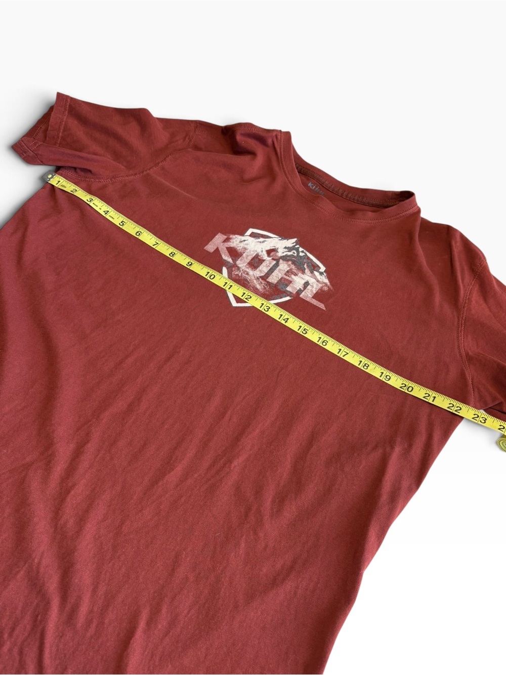 KÜHL Wildfibre Men’s XL Short Sleeve Shirt Rust Red Organic Cotton Outdoor - Picture 5 of 7
